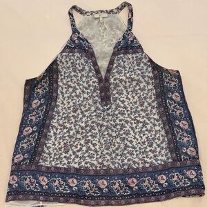 Joie Floral Silk Top - M
